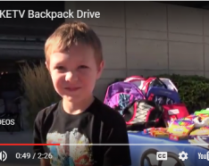 Image for post: Video Blog: Backpack Drive Boosts Donations for Area Children 