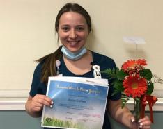 Image for post: Alyssa Graham Honored With Shine Award for Nursing Assistants