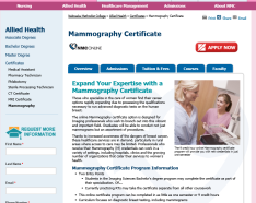 Image for post: NMC Website Goes Pink to Announce Online Mammography Program