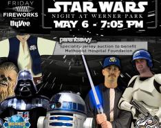 Image for post: Star Wars Night at Storm Chasers with Specialty Jersey Auction to Benefit NICU Expansion: May 6