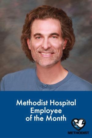 Justin Beller Methodist Hospital Employee of the Month