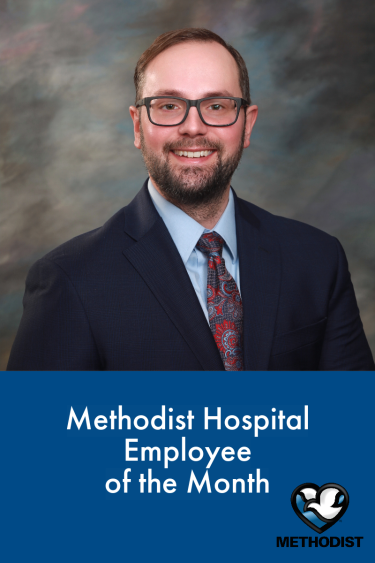 Nathan Johnson Is Methodist Hospital's Employee of the Month for October 2023
