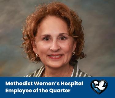 Mary Seger Barker is Methodist Women's Hospital's Employee of the Quarter