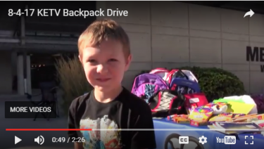 Image for post: Video Blog: Backpack Drive Boosts Donations for Area Children 