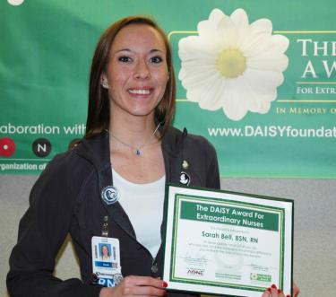 Image for post: Sarah Bell Is January DAISY Award Winner