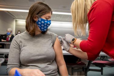 Image for post: #WhatsYourWhy? Methodist Begins Giving COVID-19 Vaccine to Frontline Workers