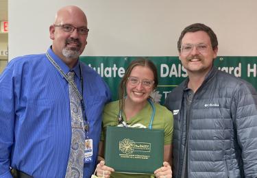 Image for post: Methodist Fremont Health Nurse Kaylie Schmid Honored With The DAISY Award