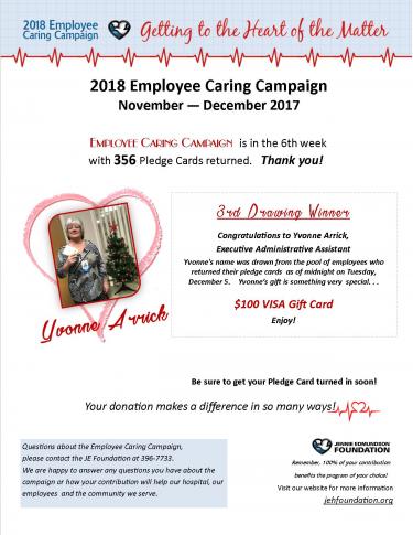 Image for post: Methodist Jennie Edmundson Employee Caring Campaign: Congratulations to Prize Drawing Winner Yvonne Arrick