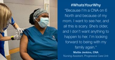 Image for post: #WhatsYourWhy? See Why Others Are Getting the COVID-19 Vaccine and Share Your Experience