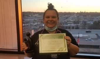 Image for post: Methodist Hospital Short Stay Unit Nurse Gabby Oehm Honored With The DAISY Award