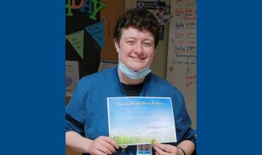 Image for post: Sydney Matson Honored With Shine Award for Nursing Assistants