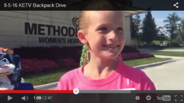 Image for post: Video Blog: Big Smiles, Big Donations at Back-to-School Backpack Drive