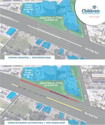 Image for post: Traffic Changes Coming to West Dodge Rd. during Construction at Children's Hospital