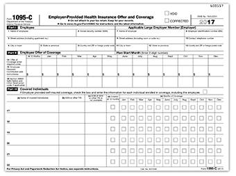 Image for post: Affordable Care Act - Form 1095-C