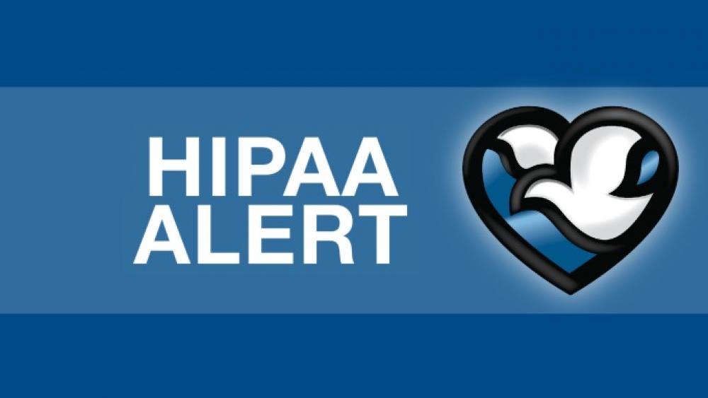 HIPAA alert