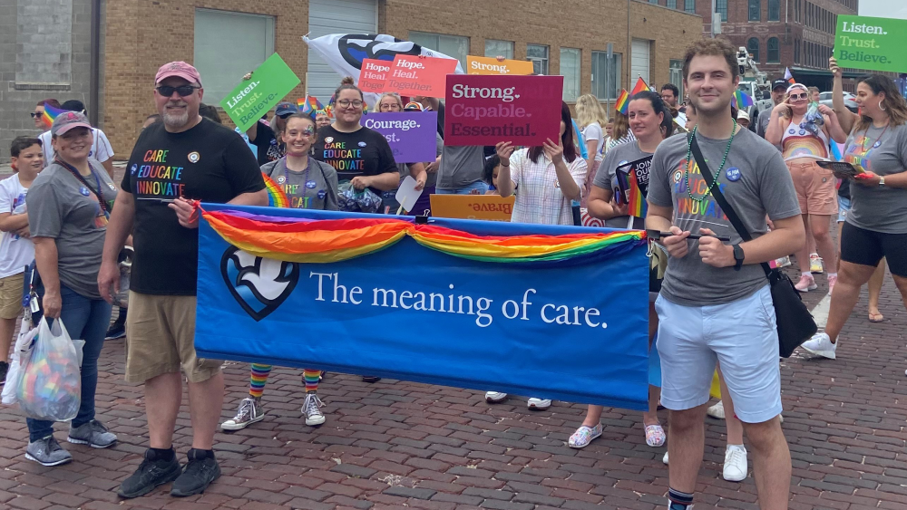 Photo of Methodist Health System Employees at Omaha Pride