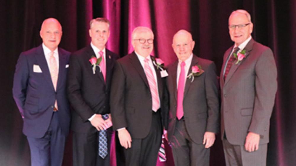 Image for post: Dr. James Reilly Honored as a Pink Tie Guy