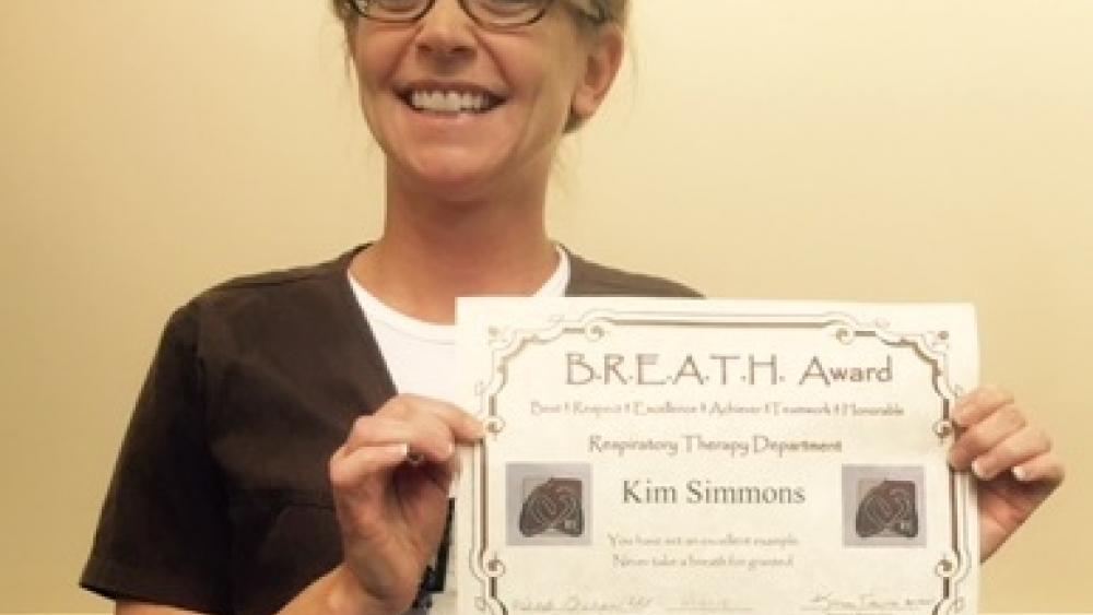 Image for post: BREATH Award Winner: Kim Simmons, RRT