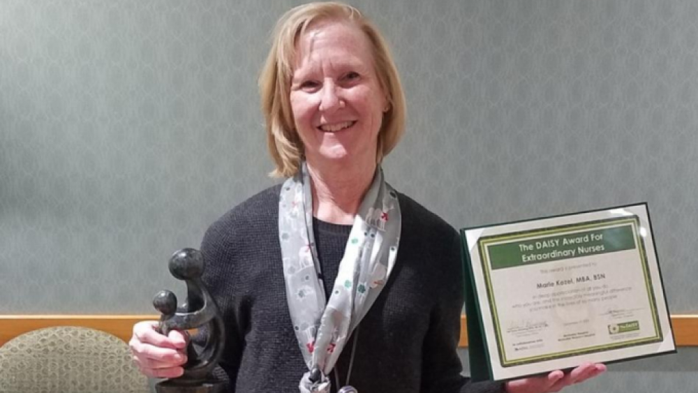 Image for post: Marie Kozel Honored With The DAISY Award for Her Leadership and Innovation