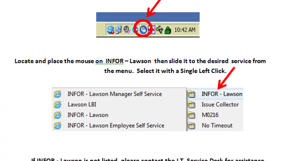 Image for post: Reminder: How to Access Lawson & Employee Self Service