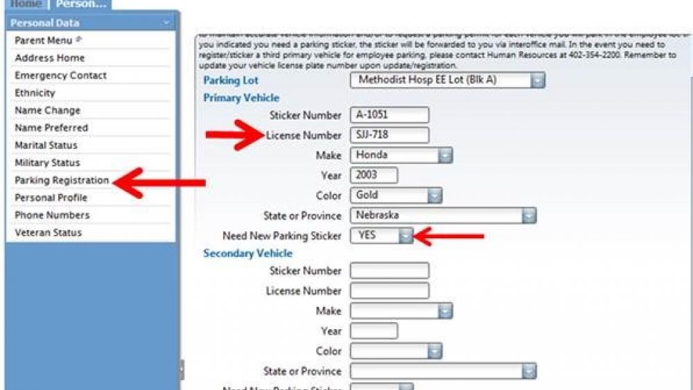 Image for post: Have You Updated Your License Plate Info in ESS?