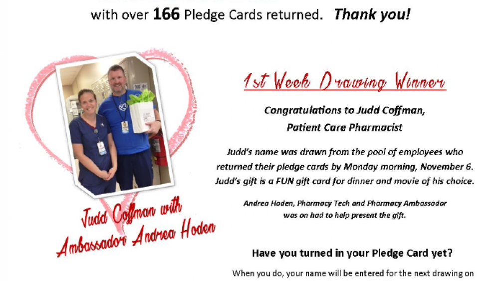 Image for post: Methodist Jennie Edmundson Employee Caring Campaign: Congratulations to Prize Drawing Winner Judd Coffman