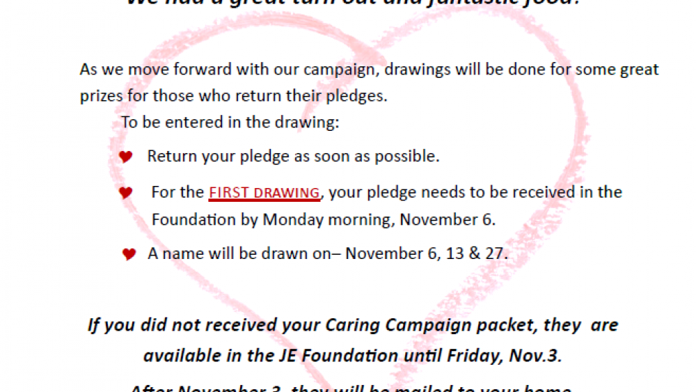 Image for post: Methodist Jennie Edmundson Employee Caring Campaign: Next Prize Drawing Is Nov. 13
