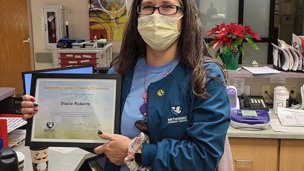 Image for post: Stacie Roberts Honored With Shine Award for Nursing Assistants